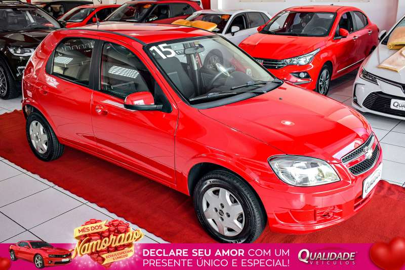 CELTA LT 1.0 MT 2015 COMPLETO + AIRBAGS E ABS