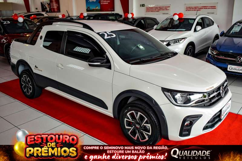 SAVEIRO EXTREME CD 1.6 MT 2025 C/ PACOTE TECH *DE R$115.900,00 POR R$109.900,00*