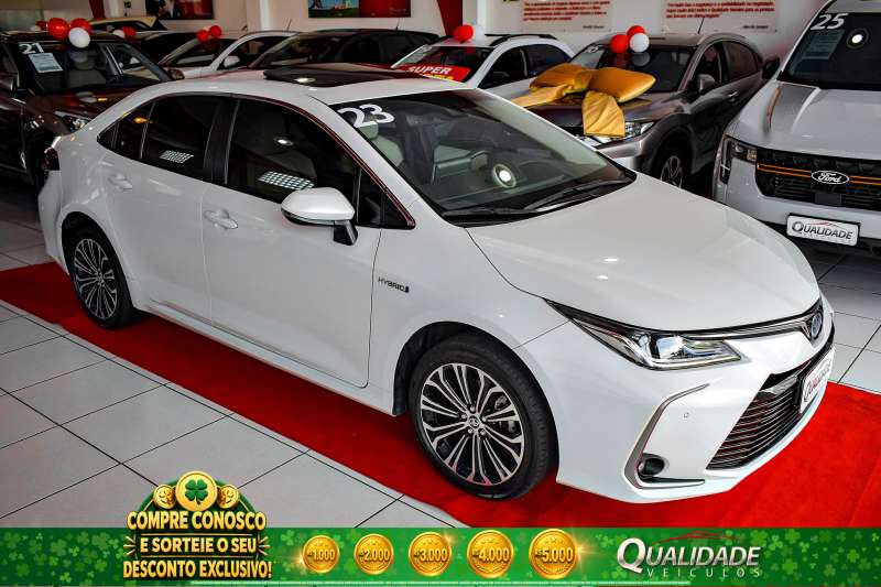 COROLLA ALTIS PREMIUM HYBRID 1.8 CVT 2023 C/ TETO SOLAR