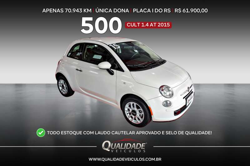 FIAT 500 CULT 1.4 AT 2015